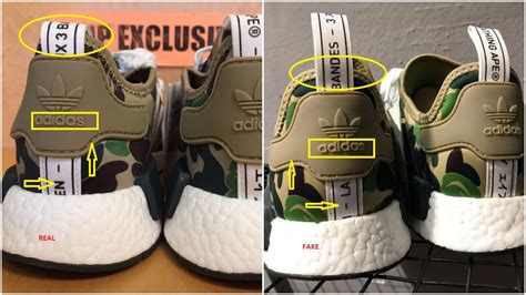 REAL VS FAKE BAPE NMD 